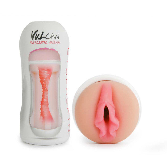 CyberSkin® Vulcan Realistic Vagina, Cream - Topco Wholesale