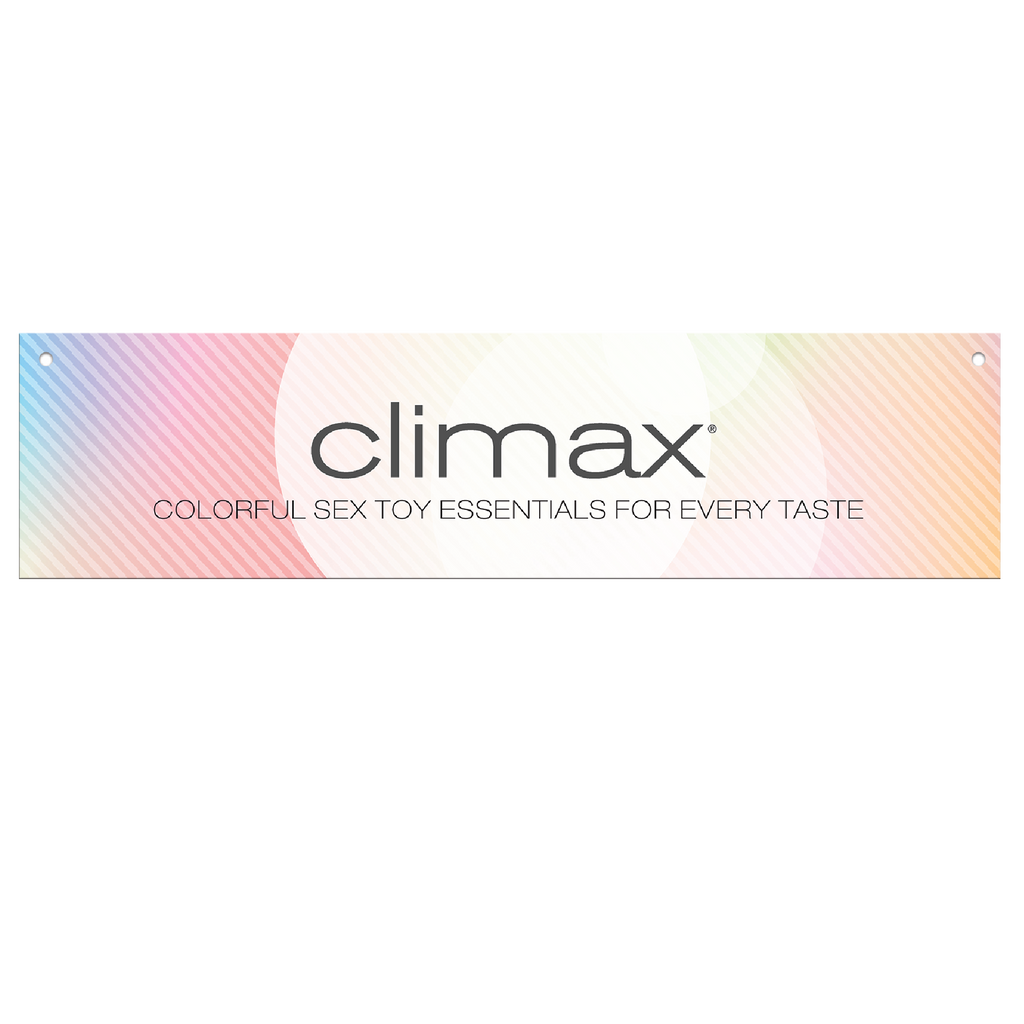 Climax® Horizontal Header Sign, 23.5" x 5.5" - Topco Wholesale
