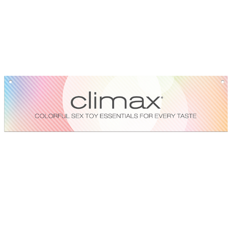 Climax® Horizontal Header Sign, 23.5" x 5.5" - Topco Wholesale