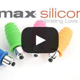 Climax® Silicone Vibrating Bullet, Orange Pop - Topco Wholesale
