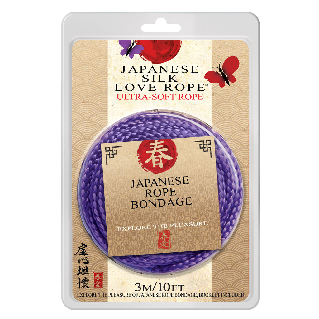 Japanese Silk Love Rope™ 10 ft. (3M), Purple - Topco Wholesale