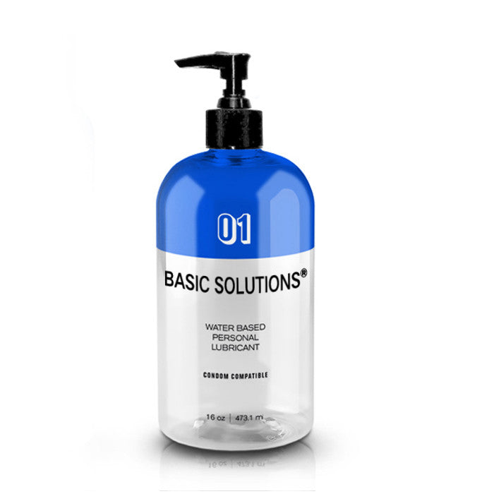 Basic Solutions® Water Based Personal Lubricant 16 fl.oz.