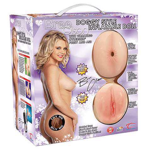 Bree Olson Doggy Style Inflatable Doll with Vibrating CyberSkin Pussy & Ass - Topco Wholesale