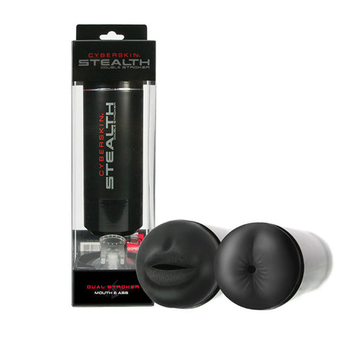 CyberSkin Stealth Double Stroker, Mouth & Ass Topco Sales CyberSkin Stealth Double Stroker, Mouth & Ass Topco Sales