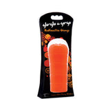CyberSkin® Glo-Glo a Go-Go Pussy Stroker, Radioactive Orange - Topco Wholesale