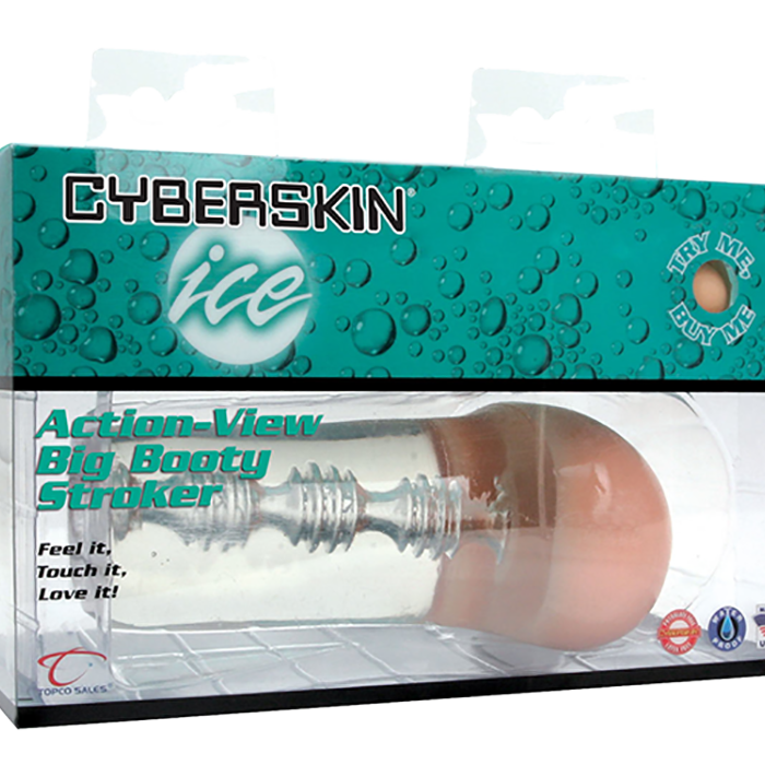 CyberSkin® Ice Action-View Big Booty Stroker - Topco Wholesale