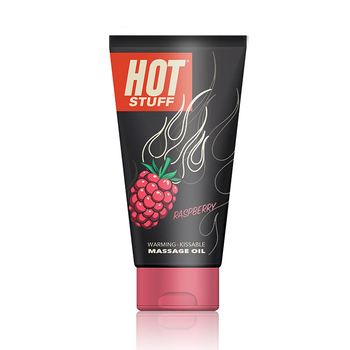 Hot Stuff Warming Oil, Raspberry, 6 fl. oz. (177 mL) Tube - Topco Wholesale