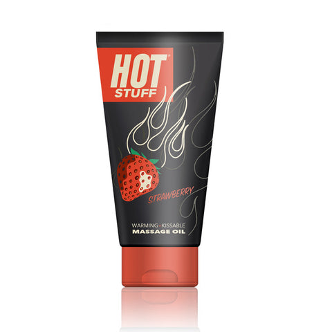 Hot Stuff Warming Oil, Strawberry, 6 fl. oz. (177 mL) Tube - Topco Wholesale
