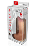 CyberSkin® Cyber Cock with Balls, Medium - Topco Wholesale