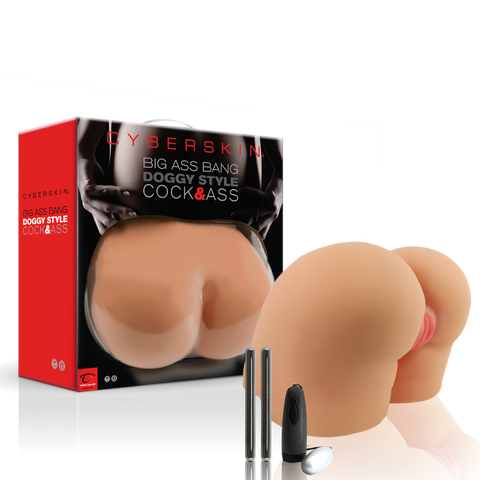 CyberSkin® Virtual Sex Ultra Big Ass Bang Doggy Style Pussy & Ass, Light - Topco Wholesale