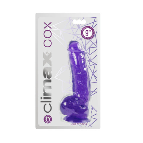 Climax® Cox 9" Colossal Cock, Naughty Purple - Topco Wholesale