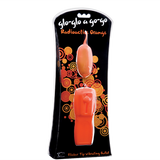 Glo-Glo a Go-Go Radioactive Orange Flicker Tip Vibrating Bullet - Topco Wholesale