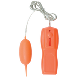 Glo-Glo a Go-Go Radioactive Orange Flicker Tip Vibrating Bullet - Topco Wholesale