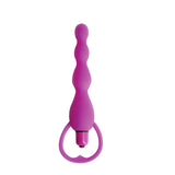 Climax® Silicone Vibrating Bum Beads, Purple - Topco Wholesale