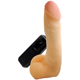 CyberSkin® Vibrating Cyber Cock with Balls, Light - Topco Wholesale