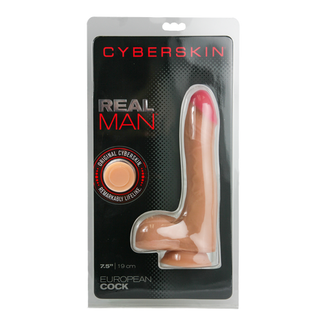 CyberSkin® Real Man European Cock - Topco Wholesale