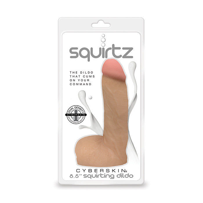 Squirtz CyberSkin® 8.5" Squirting Dildo - Topco Wholesale