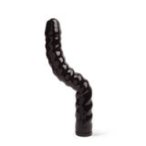 CLOSEOUT - UltraZone Zig Zag Rechargeable Extreme Bend Self-Heating Vibe, Black - Topco Wholesale