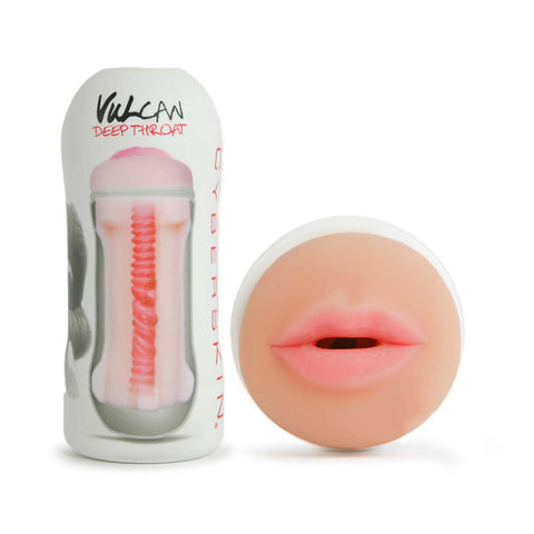 CyberSkin® Vulcan Deep Throat, Cream - Topco Wholesale