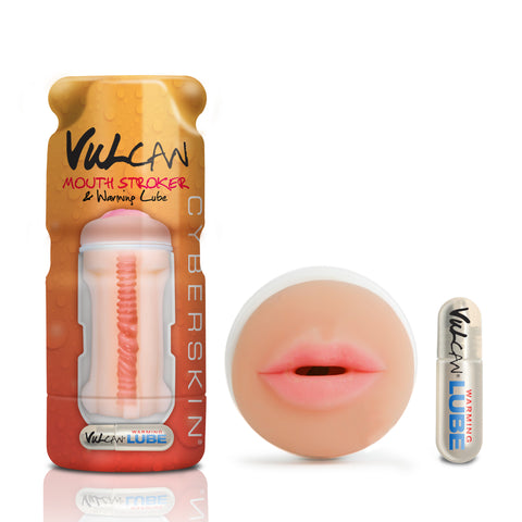 Cyberskin Vulcan Mouth Stroker w/ Warming Lube - Topco Wholesale