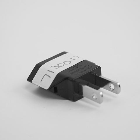 CLOSEOUT - ADAPTOR; EUROPEAN PLUG TO DOMESTIC - Topco Wholesale