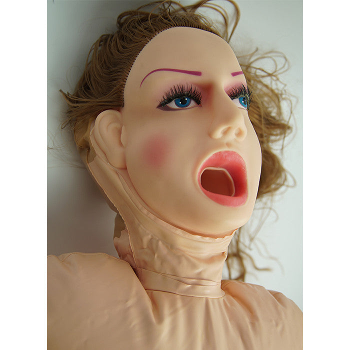 CLOSEOUT - DOLL; MASK W/LONG LIGHT BROWN HAIR, ACCESSORIES INCLUDED - Topco Wholesale