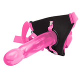 Climax® Strap-on Pink Ice Dong & Harness set - Topco Wholesale
