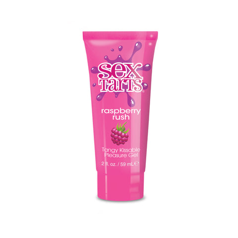 Sex Tarts Pleasure Gel, Raspberry Rush, 2 fl. oz. (59 mL) Tube - Topco Wholesale