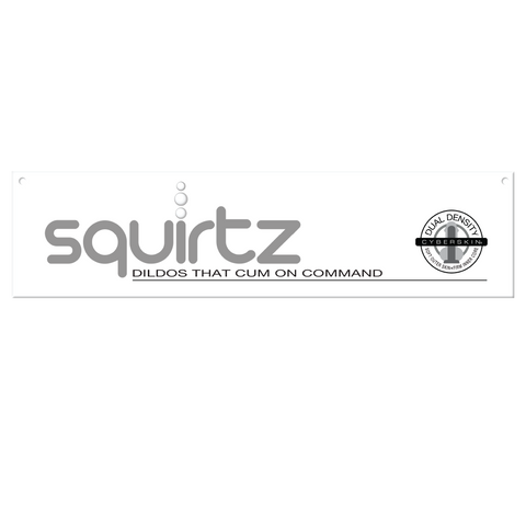 Squirtz Horizontal Header Sign, 23.5" x 5.5" - Topco Wholesale