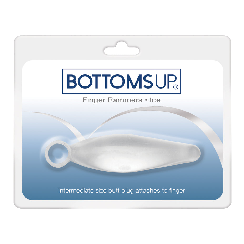 Bottoms Up®Finger Rammers, Ice, Medium - Topco Wholesale